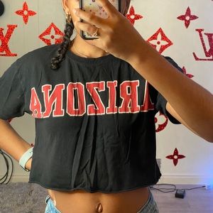 Cropped forever 21 shirt